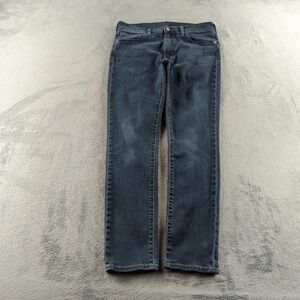 Levis 511 Jeans Mens 33x32 Blue Slim Tapered Stretch Denim Pants Casual Modern